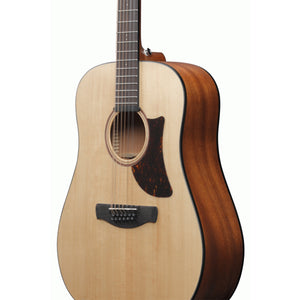 Ibanez AAD1012E Advanced Acoustic Guitar Open Pore Natural