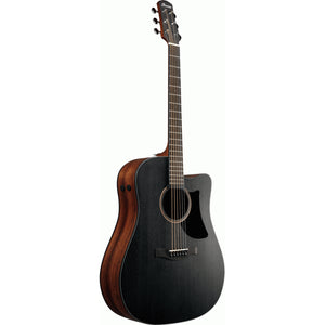 Ibanez AAD190CE Acoustic Guitar Weathered Black Open Pore