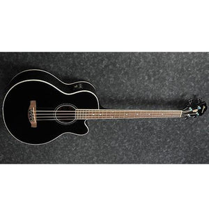 Ibanez AEB8E BK Acoustic Bass Guitar Black w/ Pickup & Cutaway