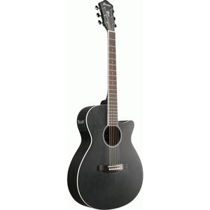 Ibanez AEG7MH Acoustic Guitar Weatherd Black Open Pore