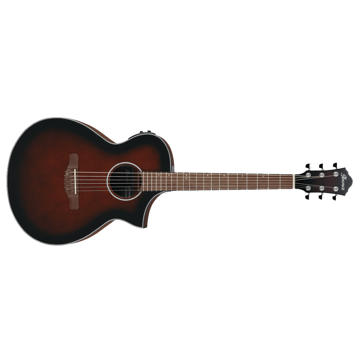 Ibanez AEWC11 Acoustic Guitar AEWC Gloss Dark Violin Burst w/ Pickup & Cutaway - AEWC11DVS