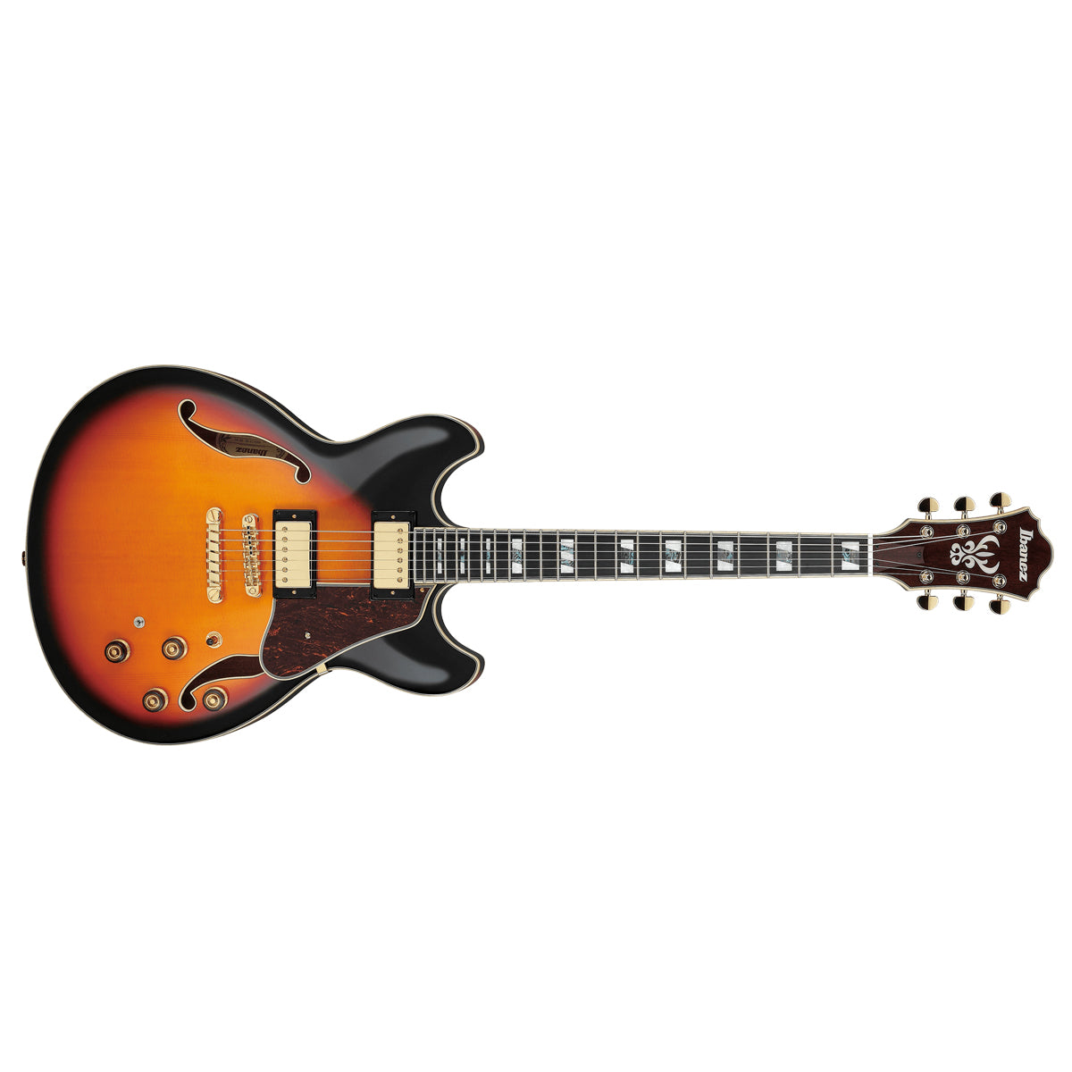 Ibanez AS113 Artstar Electric Guitar Semi-Hollow Brown Sunburst w/ Case