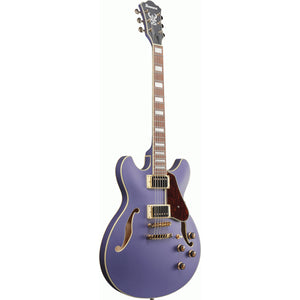 Ibanez AS73G Artcore Electric Guitar Hollow Body Metallic Purple Flat