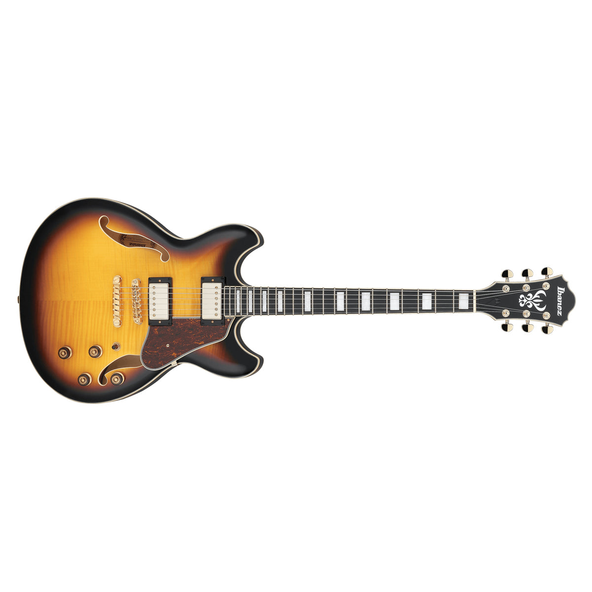 Ibanez AS93FM Artcore Electric Guitar Semi-Hollow Antique Yellow Sunburst