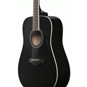 Ibanez AW84 Artwood Acoustic Guitar Weathered Black Open Pore