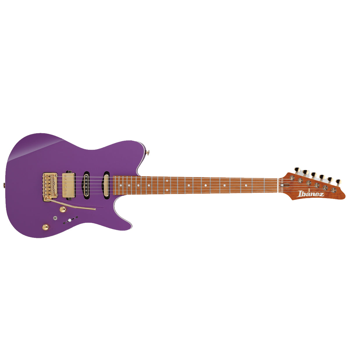 Ibanez LB1 Lari Basilio Signature Electric Guitar Violet w/ Case