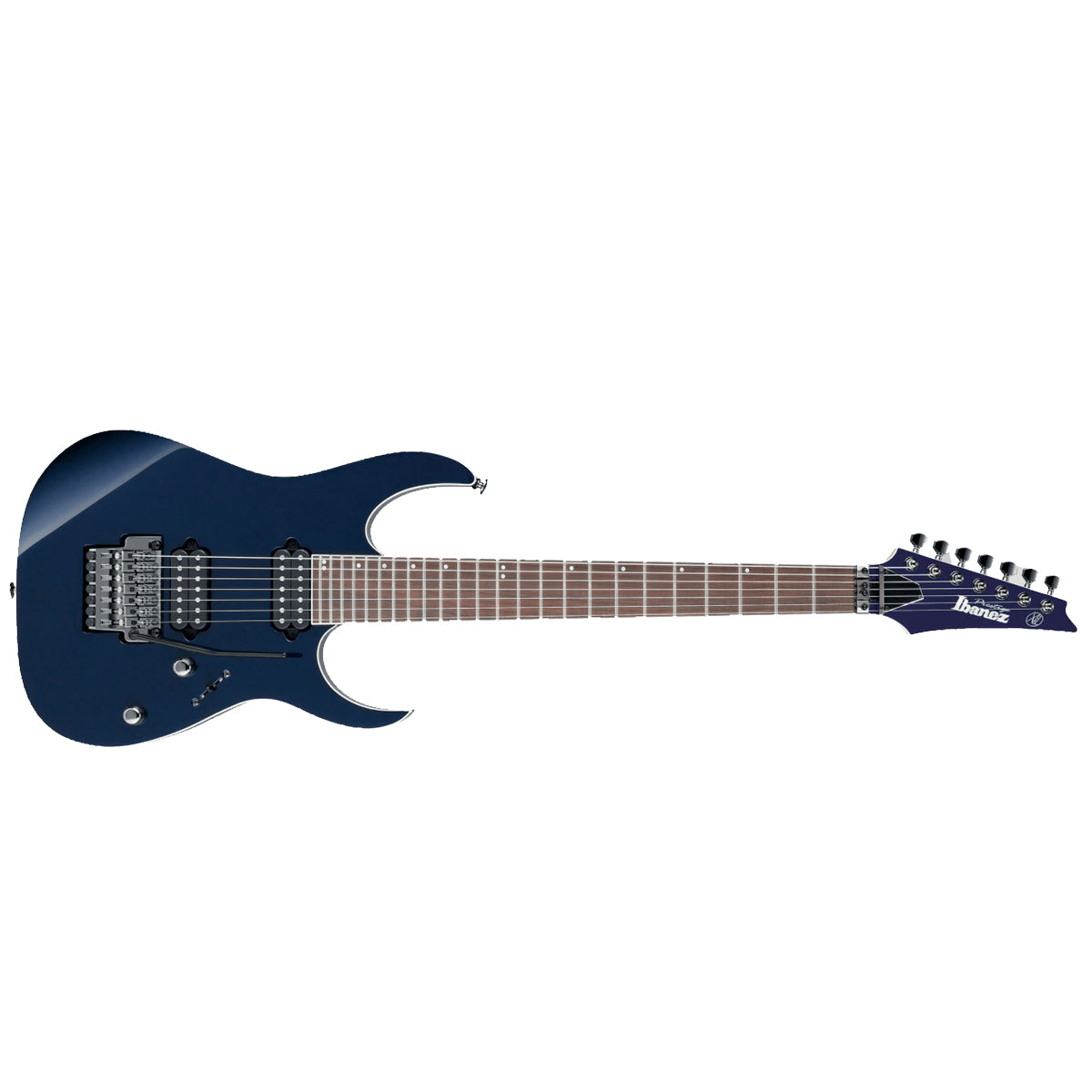 Ibanez Prestige RG2027XL Electric Guitar 7-String Dark Tide Blue w/ Case