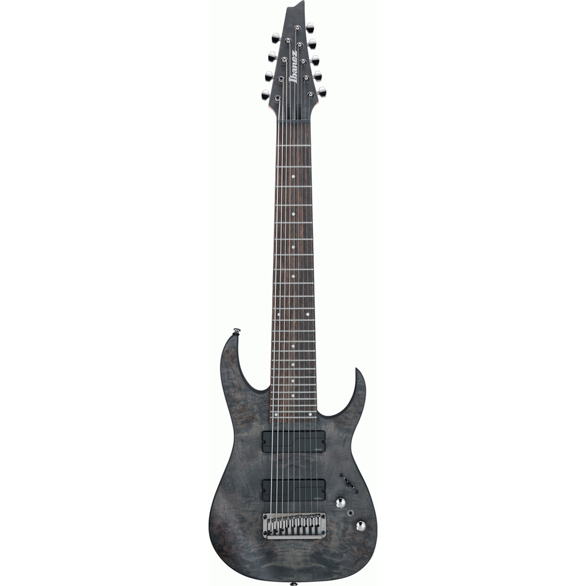 Ibanez RG9PB Electric Guitar 9-String Transparent Gray Flat