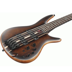 Ibanez SR1355B Premium Bass Guitar Dual Mocha Burst Flat w/ Gigbag