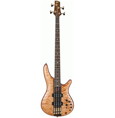 Ibanez SR2400 FNL Bass Guitar Natural Low Gloss w/ Aguilar Pickups & Gig Bag