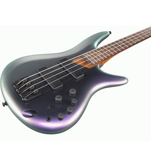 Ibanez SR500E Bass Guitar Black Aurora Burst