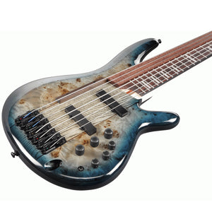 Ibanez SRAS7 Ashula Bass Guitar 7-String Cosmic Blue Starburst