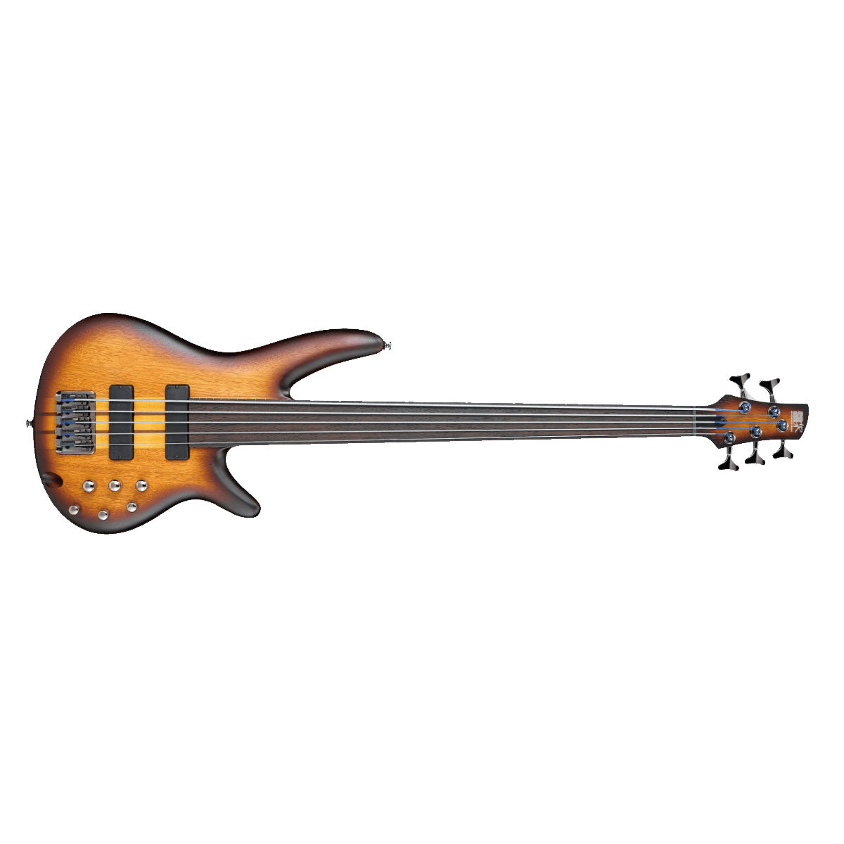 Ibanez SRF705 Bass Guitar 5-String Fretless Brown Burst Flat - SRF705BBF