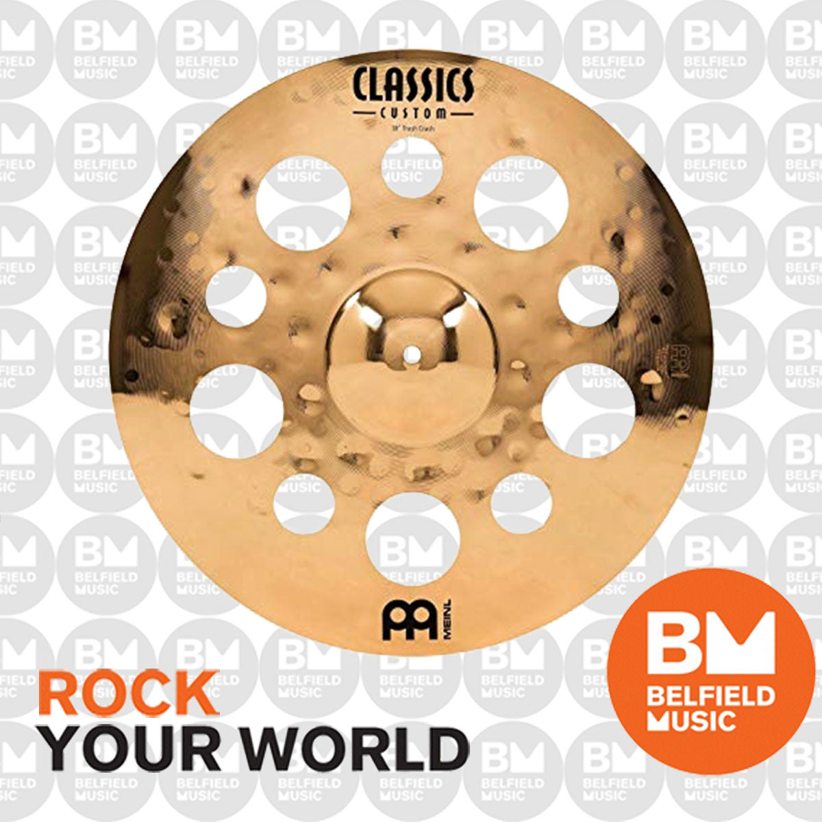 Meinl CC18TRC-B Classics Custom Brilliant 18inch Trash Crash