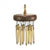 Meinl CH-HPEG Peg Chimes 12 Pegs Gold Plated Steel 