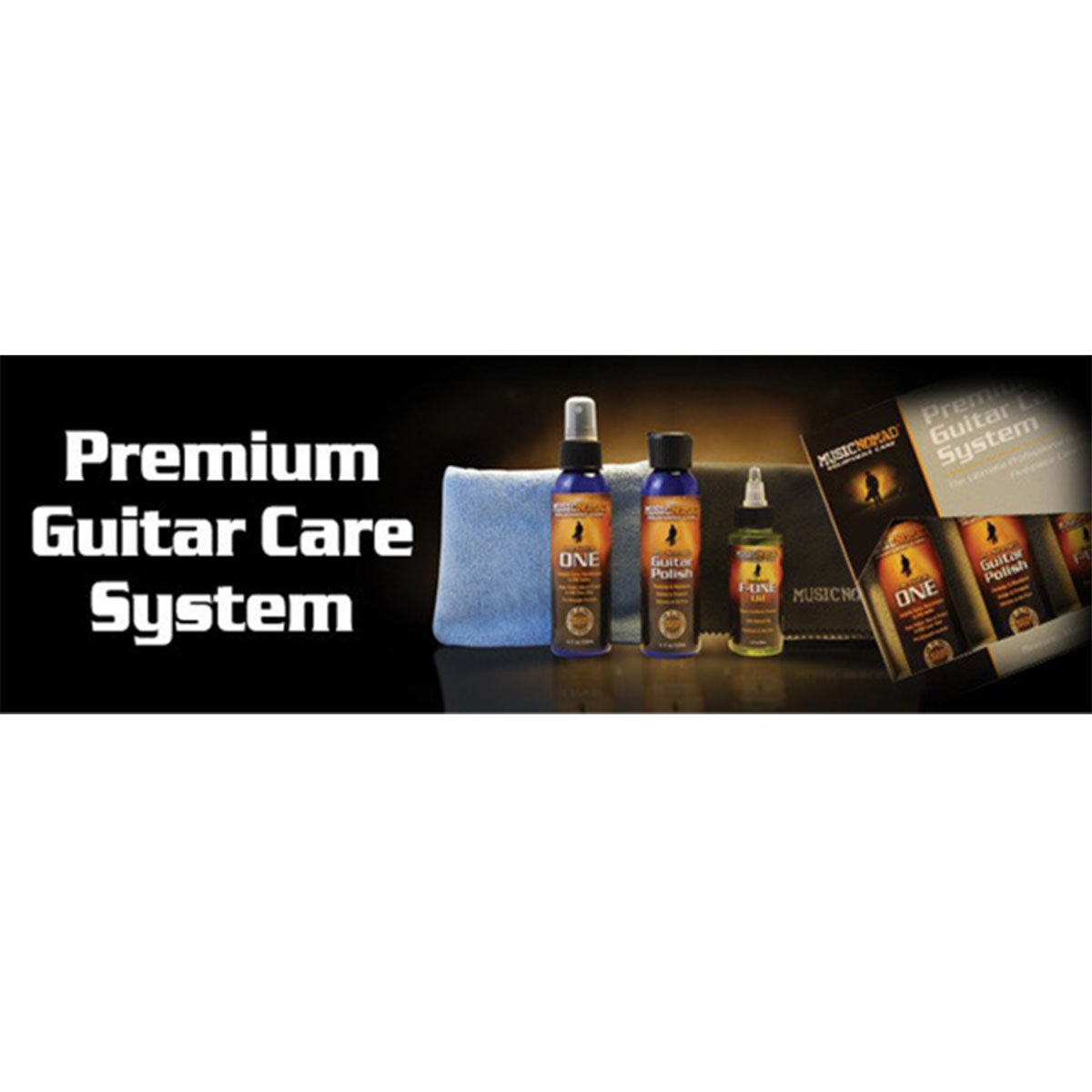 Music Nomad MN140 - 3-Piece Premium Guitar Care Kit