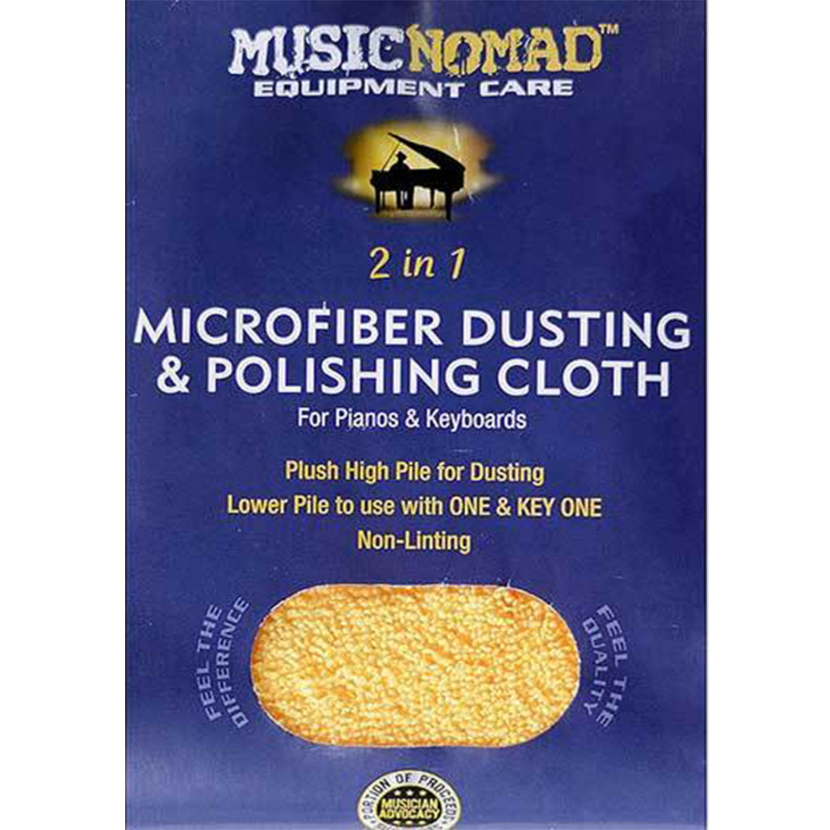 Music Nomad MN730 Brass & Woodwind Untreated Polishing Cloth