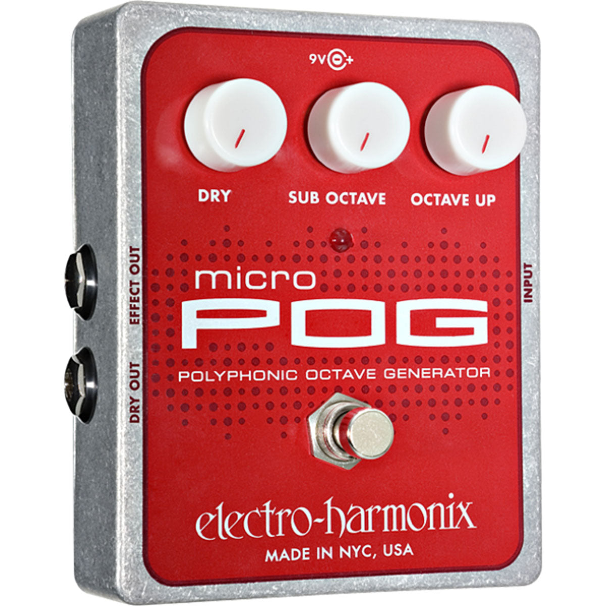 Electro-Harmonix EHX Micro POG Polyphonic Octave Generator Pedal