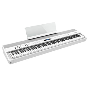 Roland FP-90X Digital Piano Kit White w/ Stand & Pedal Board