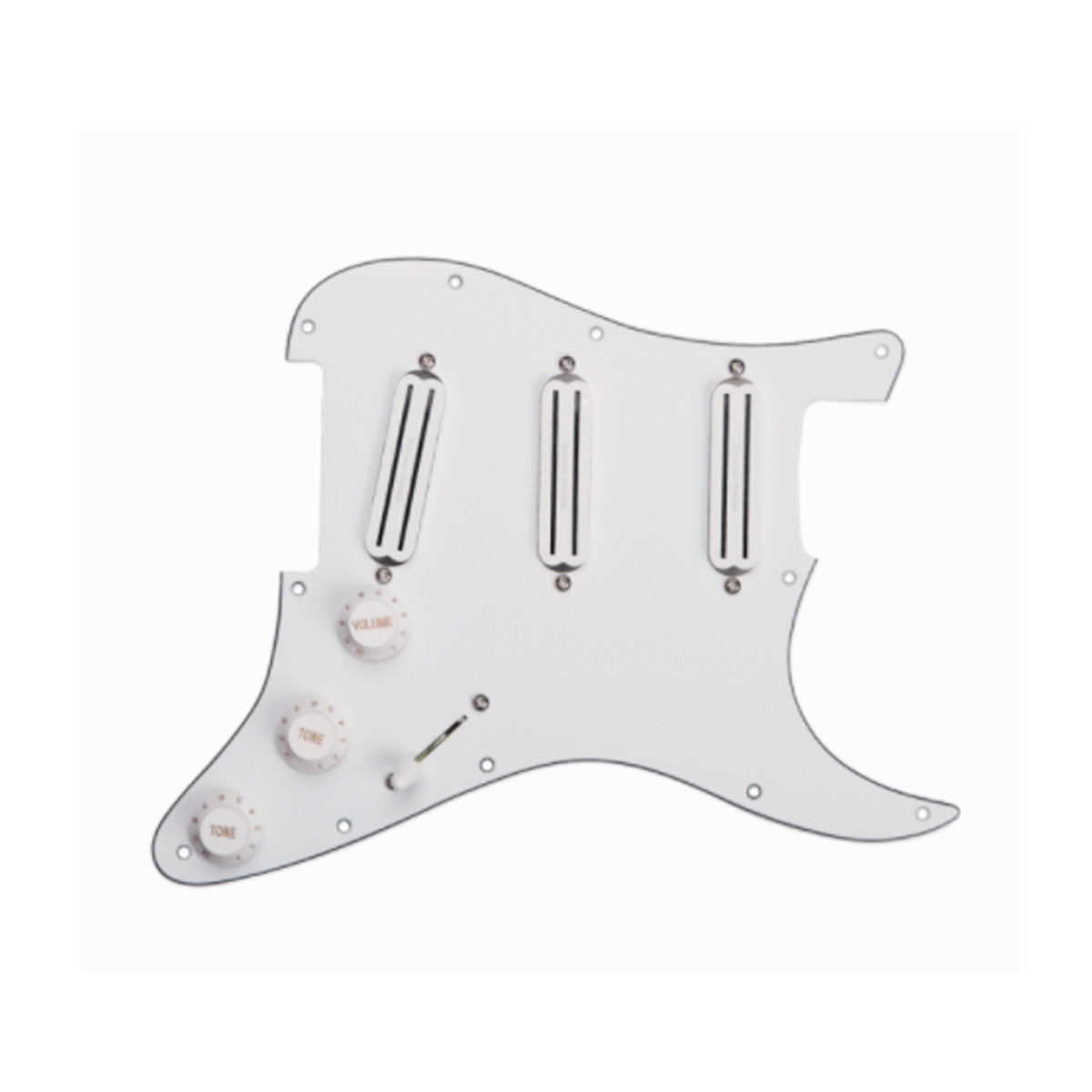 Seymour Duncan Pickguard Assembly Triple Rails White Pickup