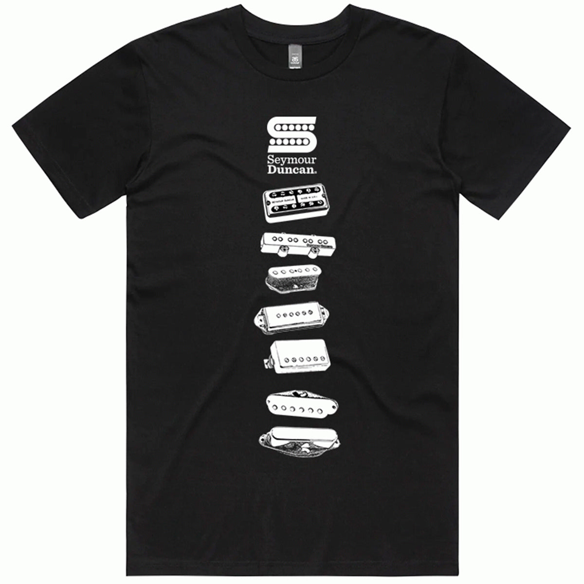 Seymour Duncan SDTD4M Stacked Pickups T-Shirt Medium