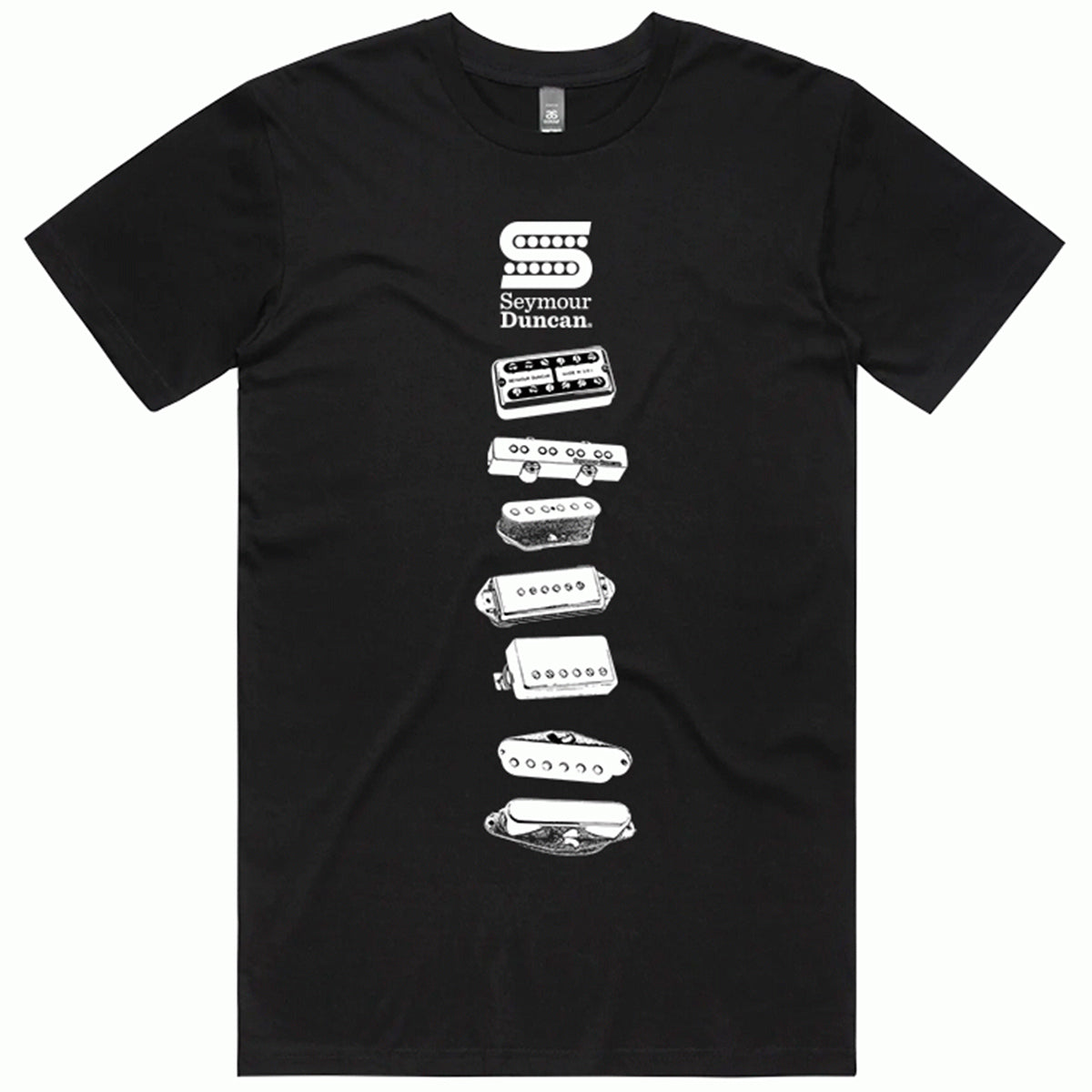 Seymour Duncan SDTD4SM Stacked Pickups T-Shirt Small