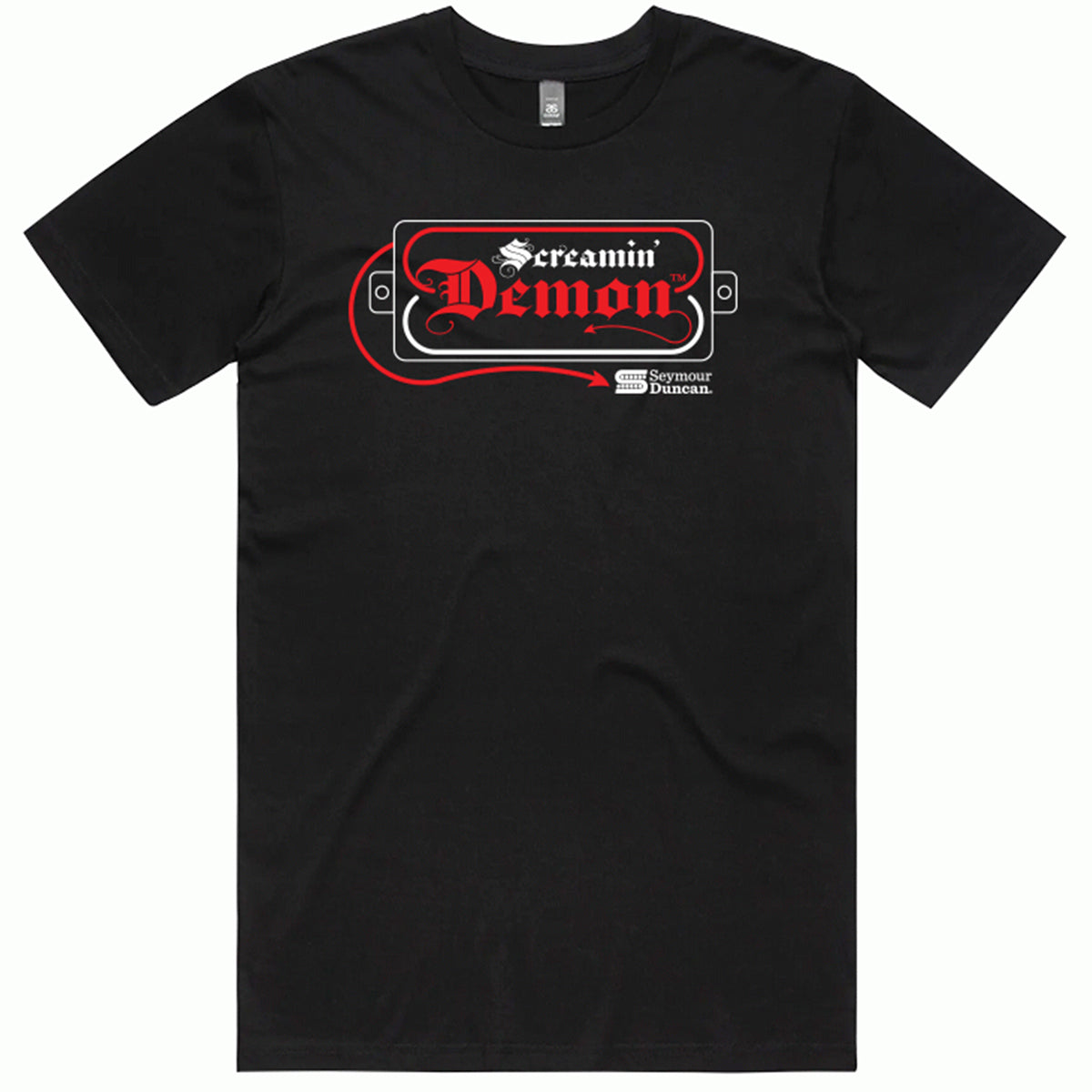 Seymour Duncan SDTD6L Screamin Demon T-Shirt Large