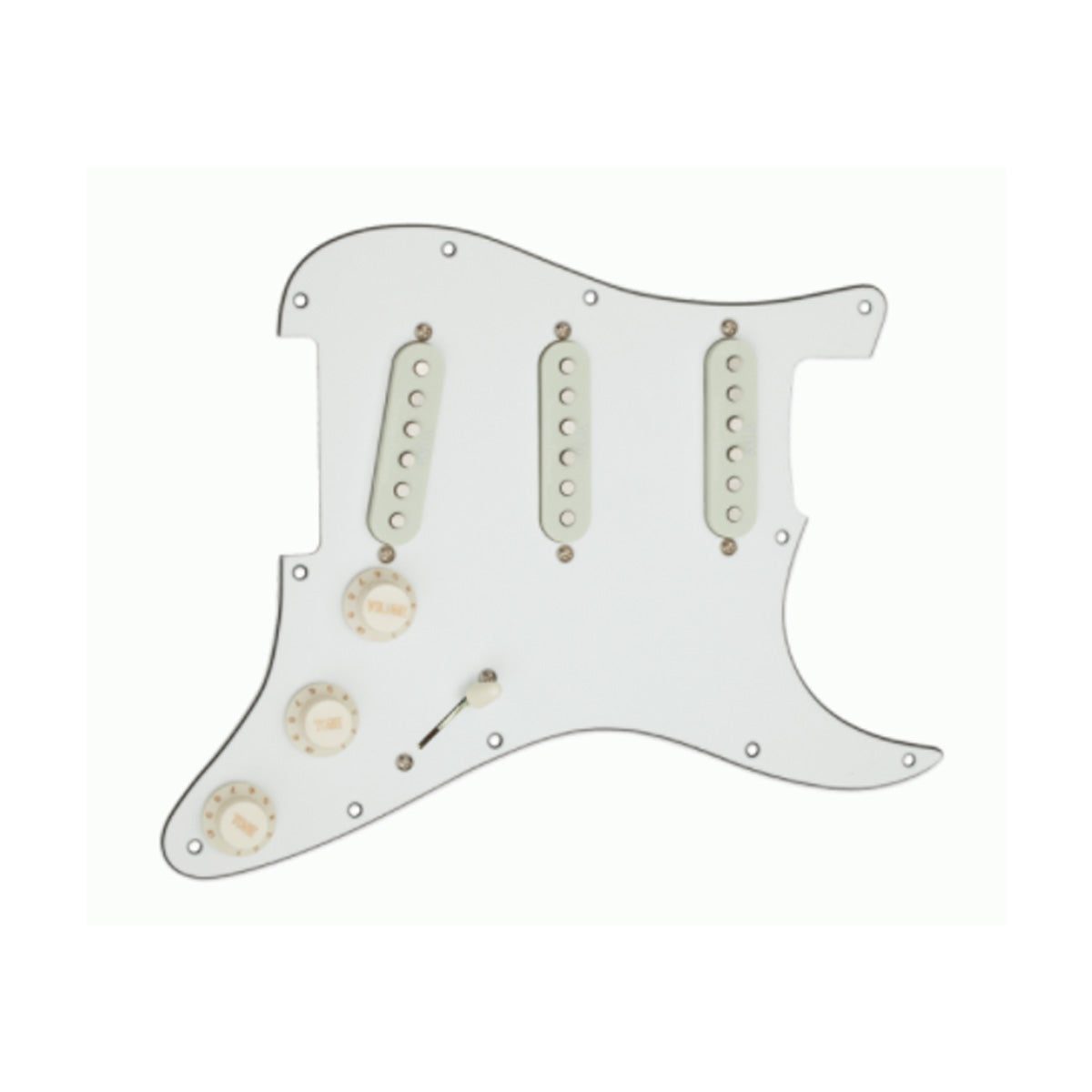 Seymour Duncan STK S10PGD YJM FURY Pickguard Assembly Off-White Pickup