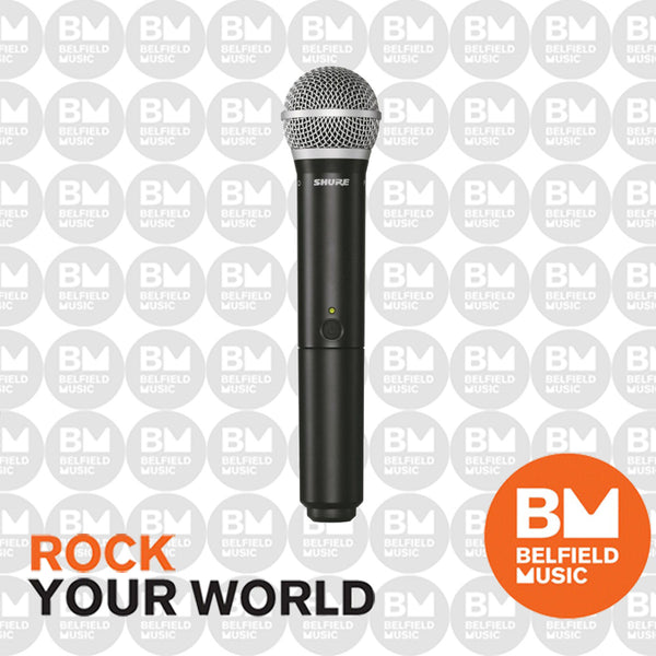 Shure BLX2 PG58 Wireless Microphone Handheld Mic Transmitter