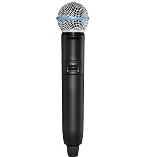 Shure GLX-D+ Wireless Digital Handheld System w/ Beta58 Mic Dual Band 2.4/5.8GHz