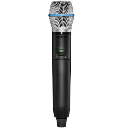 Shure GLX-D+ Wireless Digital Transmitter Handheld w/Beta87A Dual Band 2.4/5.8GHz