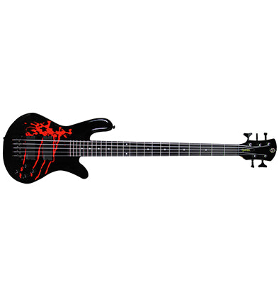 Spector Legend Alex Webster Signature Bass Guitar 5-String Blood Drip Black - LG5ALEXBKDP