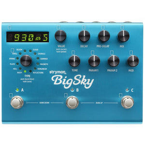 Strymon BigSky Multi-Dimensional Reverberator Reverb Effects Pedal