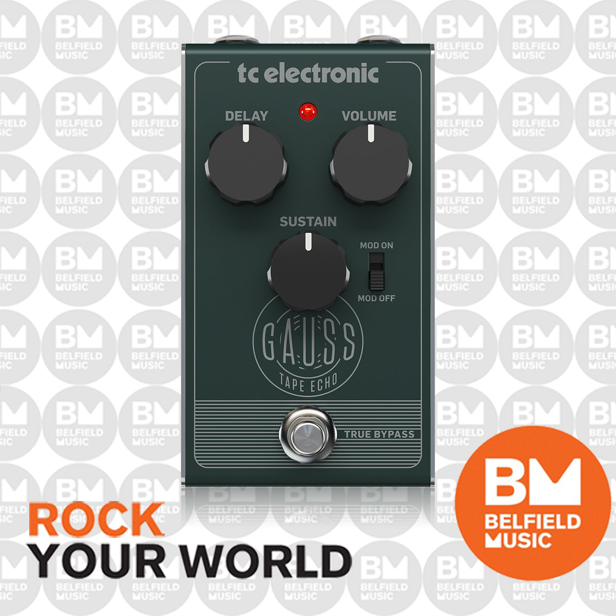 TC Electronic Gauss Tape Echo Effects Pedal - Buy Online - Belfield Music