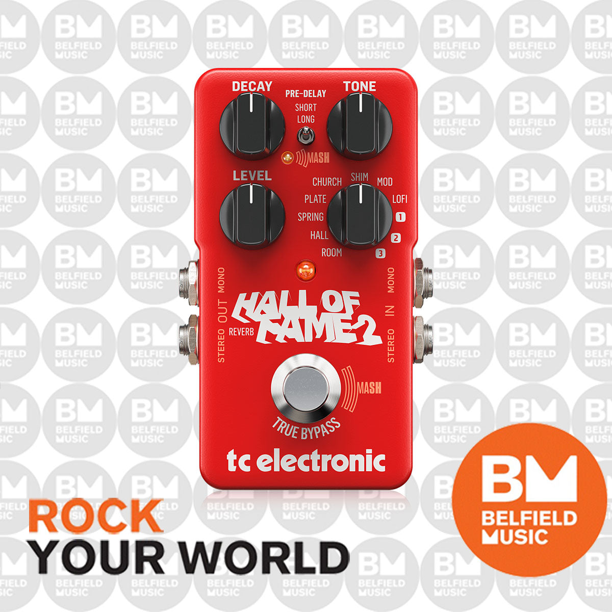 TC Electronic Hall Of Fame 2 Reverb Effects Pedal - Buy Online - Belfield  Music