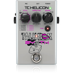 TC Helicon Talkbox Synth Guitar Talkbox Effects Pedal