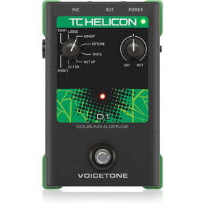 TC Helicon Voicetone D1 Vocal Doubling Effects Pedal