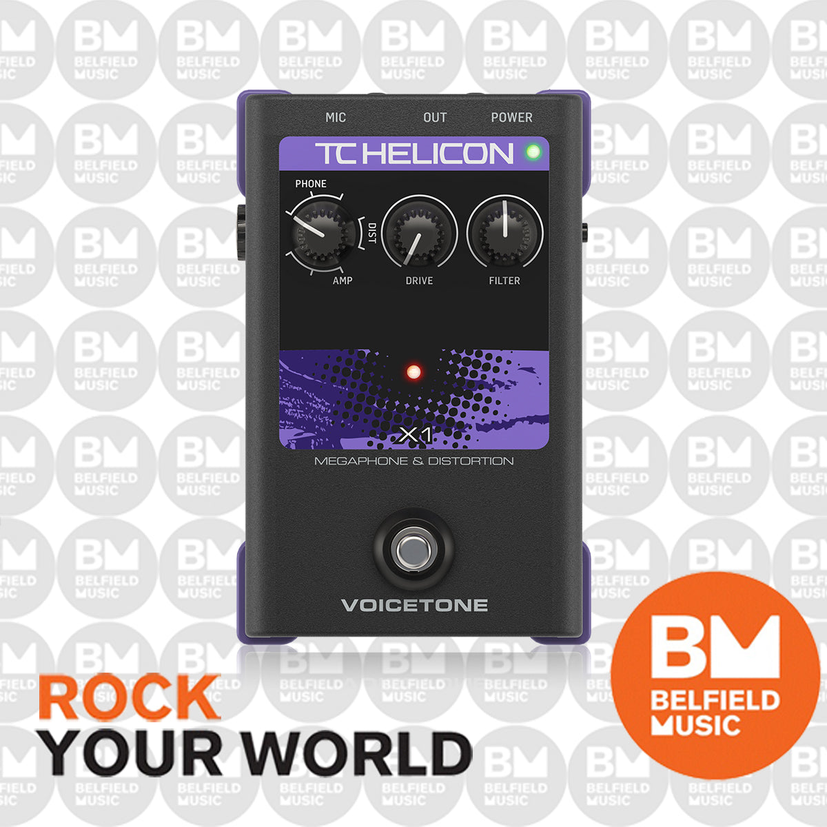 TC Helicon Voicetone X1 Megaphone and Distortion Vocal Effects