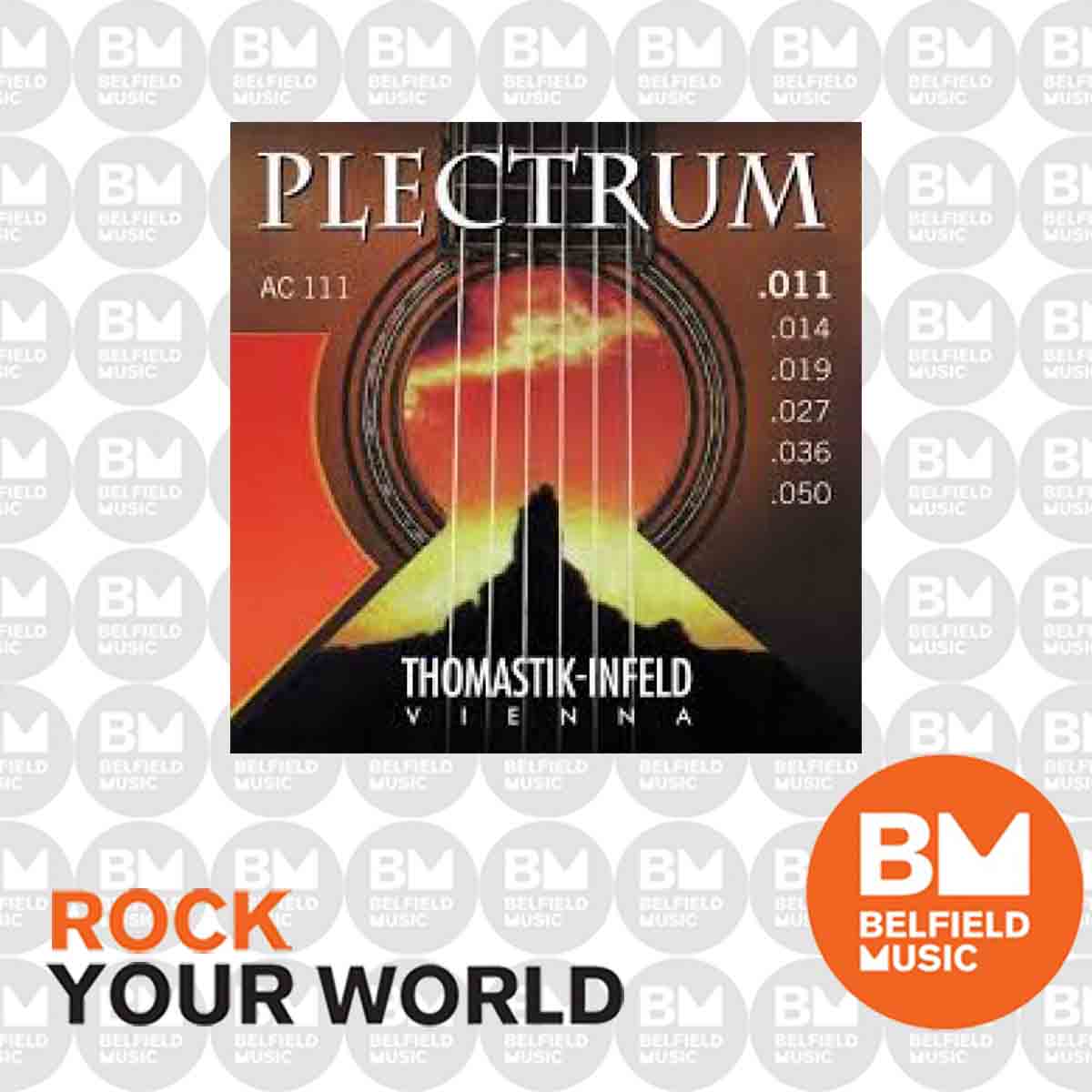 Thomastik AC111 Plectrum Acoustic Guitar Strings Set Light