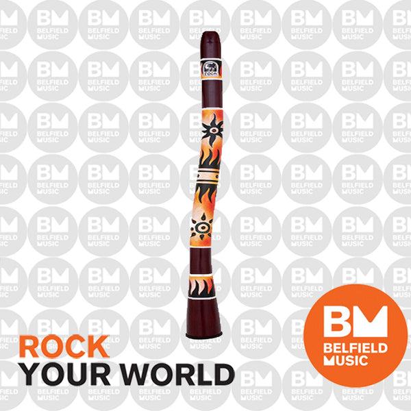 Toca Percussion Curved Didgeridoo DIDG-CTS, 50, Tribal Sun